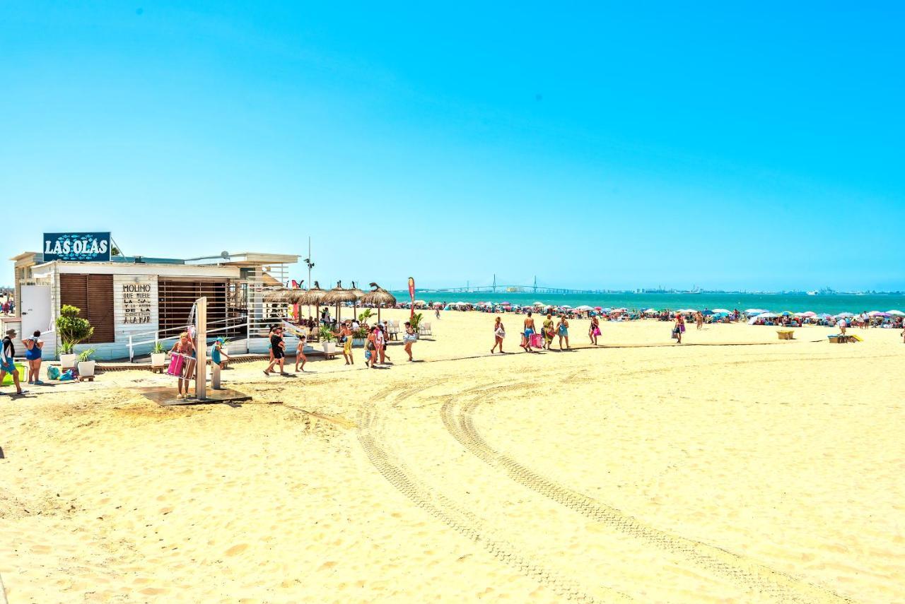Ocean View Beach Apartment With Pool & Balconies El Puerto de Santa María Zewnętrze zdjęcie