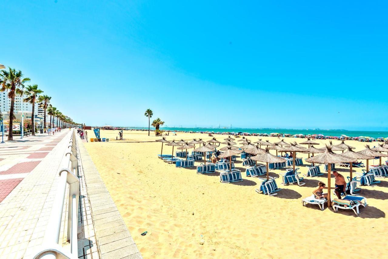 Ocean View Beach Apartment With Pool & Balconies El Puerto de Santa María Zewnętrze zdjęcie